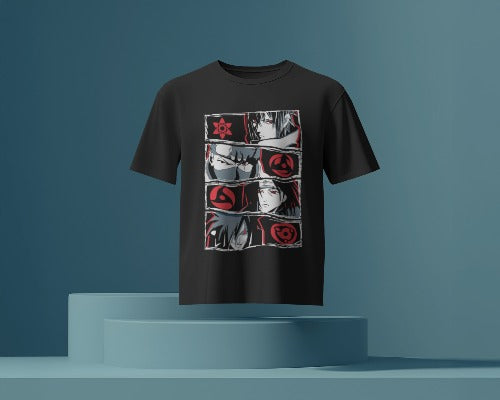 Naruto Legends: Itachi, Sasuke, Madara & Kakashi T-Shirt